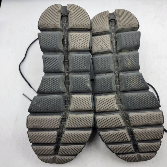 On Cloud X Mens 7.5 Triple Black Asphalt Athletic Sneaker Shoes Running - Picture 10 of 14